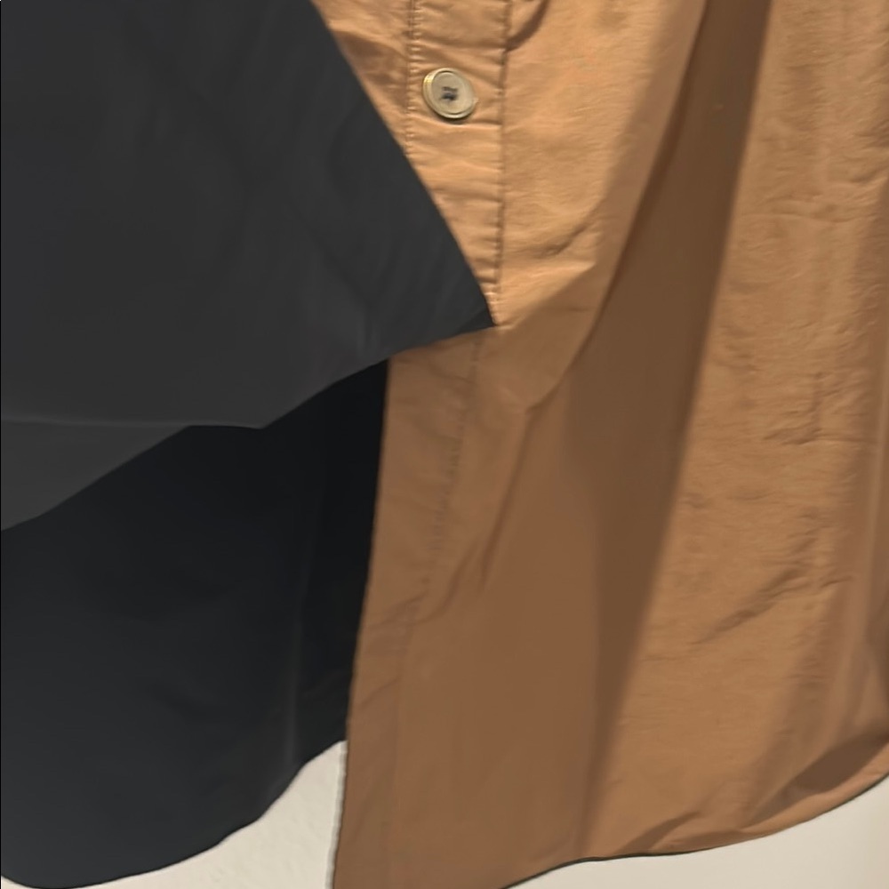 REVERSIBLE Elegant Black or BROWN Button-Down Skirt